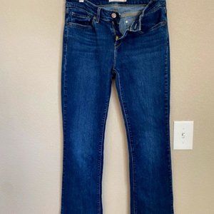 Levi Strauss 715 Bootcut, Waist size 28.  Length is 30"